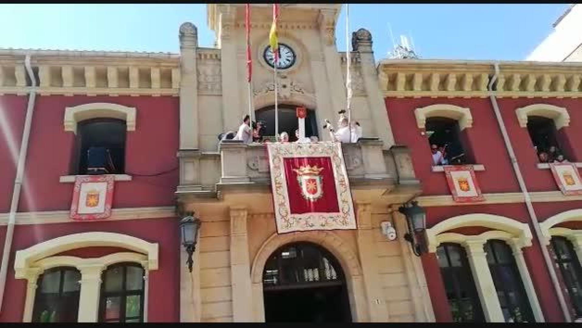 Cohete de inicio de las fiestas de Estella 2019