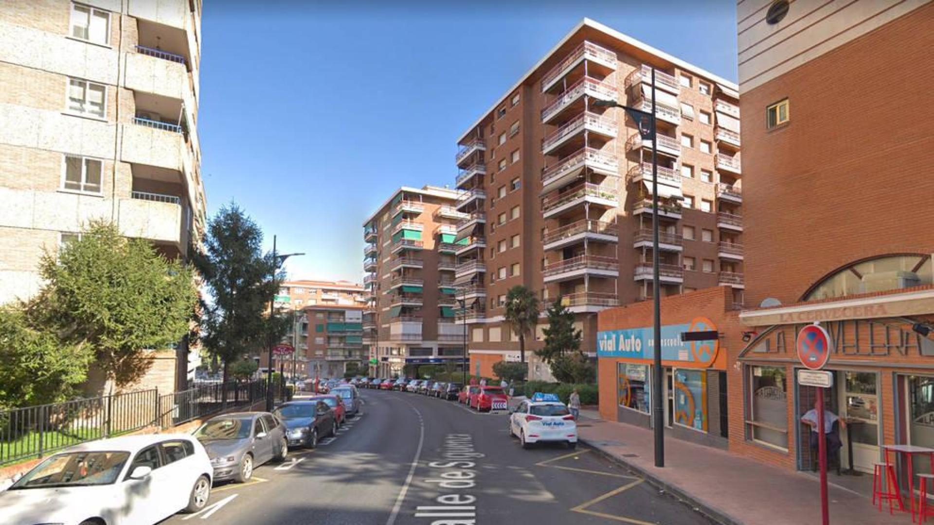 Calle Sigüenza de Guadalajara, donde ocurrieron los hechos.