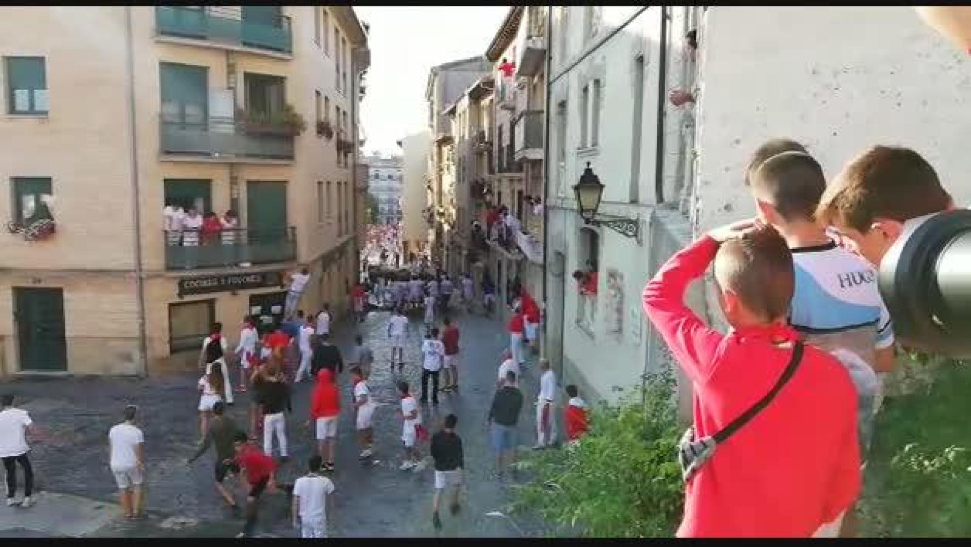 Tercer encierro de las fiestas de Estella 2019