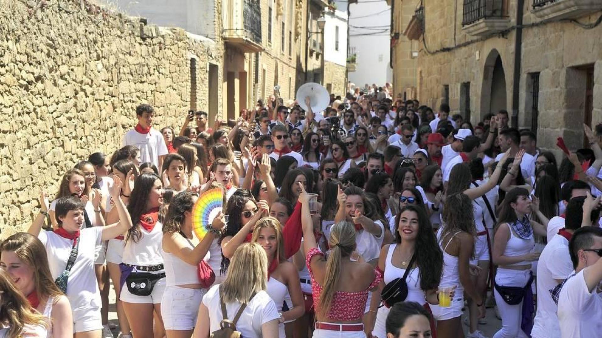Todas las fotos del cohete de fiestas de Larraga 2019 en Diario de Navarra