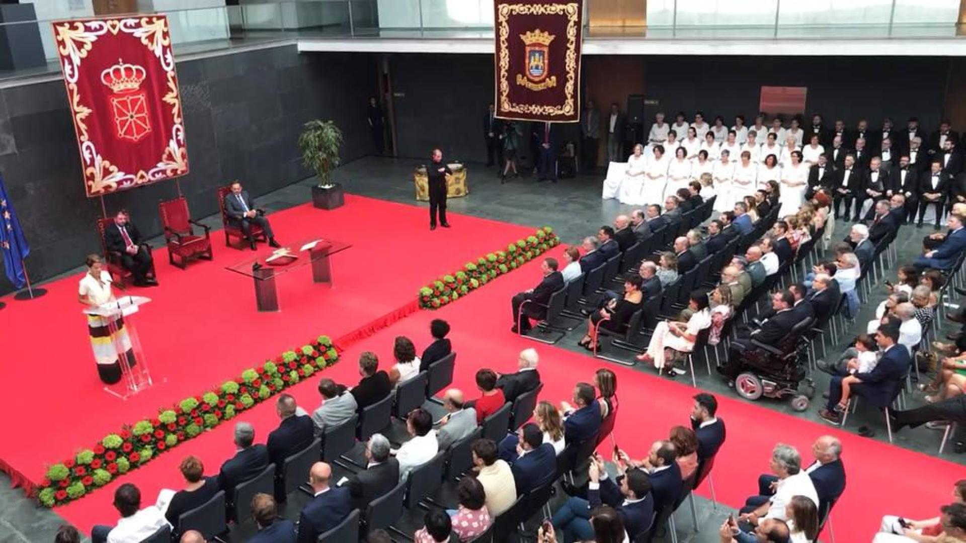 Toma de posesión de María Chivite