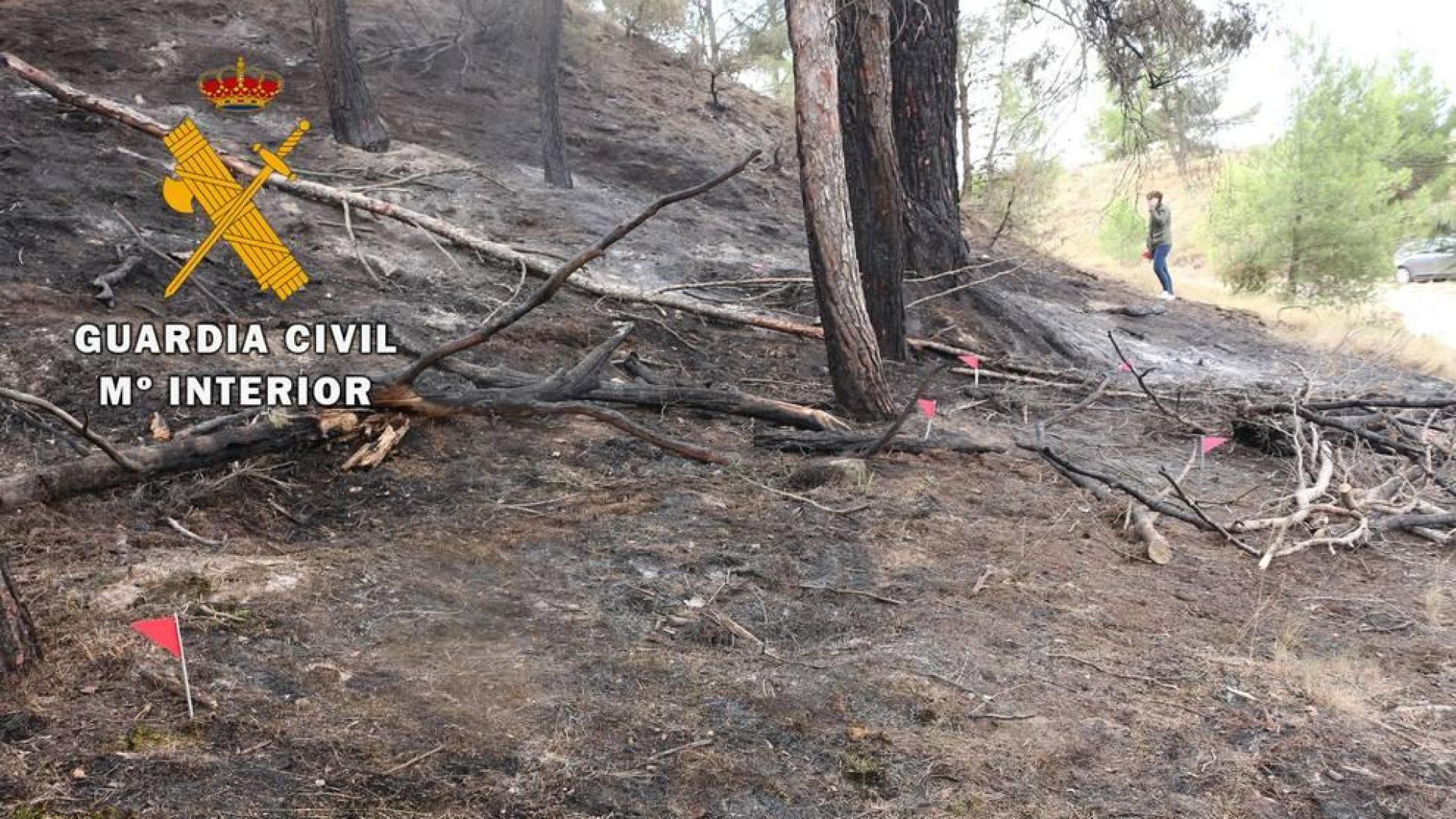 Detenido el autor de cinco incendios provocados en Navarra