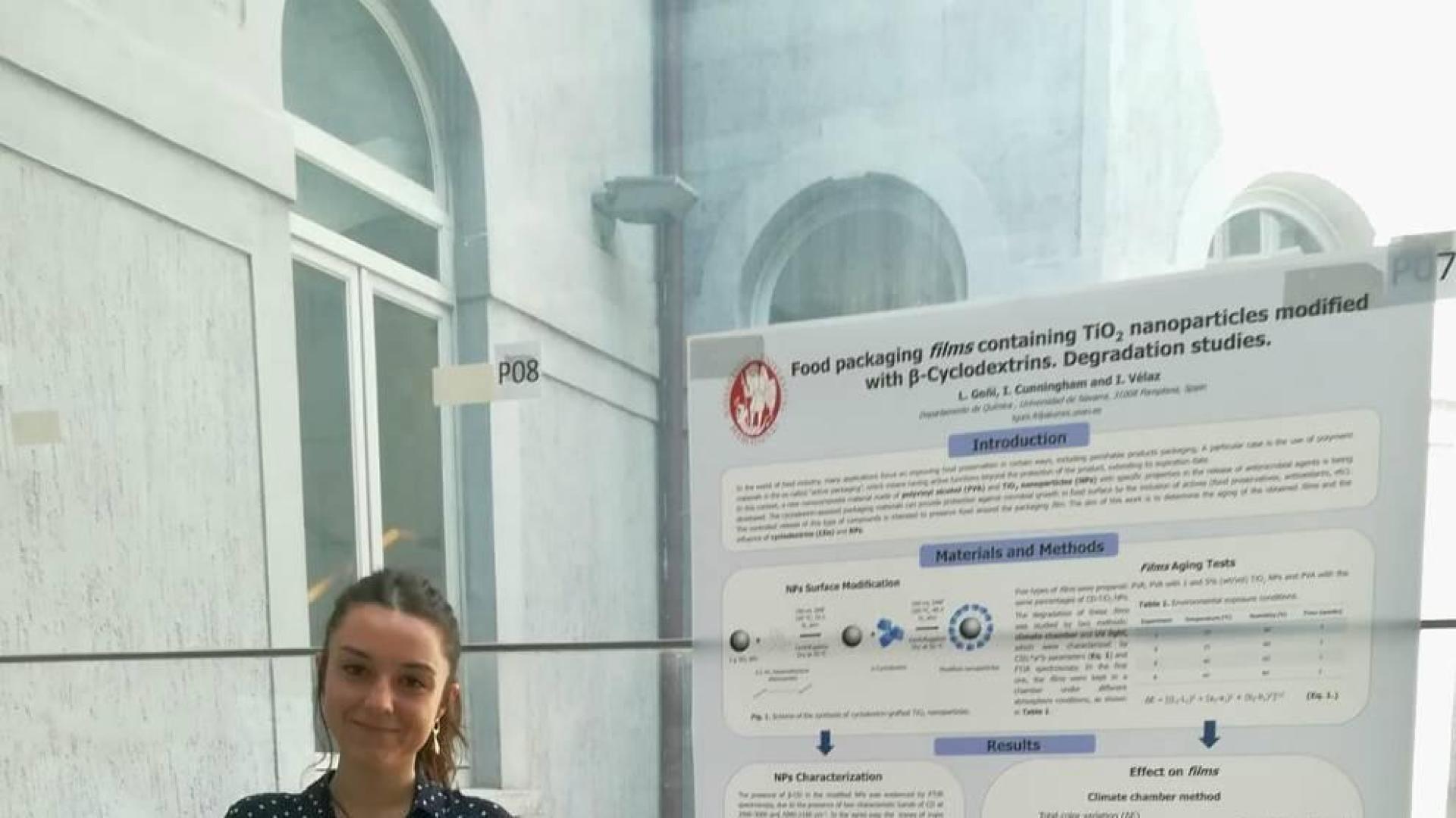 Premian un estudio de la navarra Leire Goñi para alargar la vida de los productos