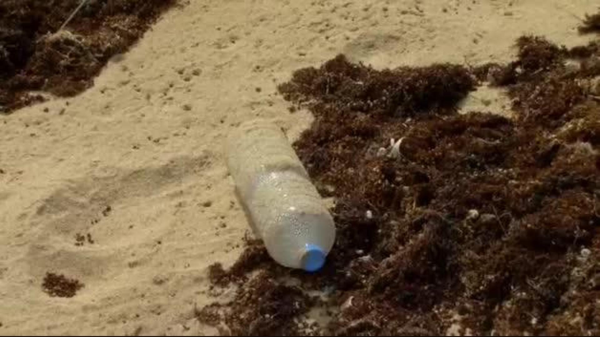 Recogida de basura en La Graciosa
