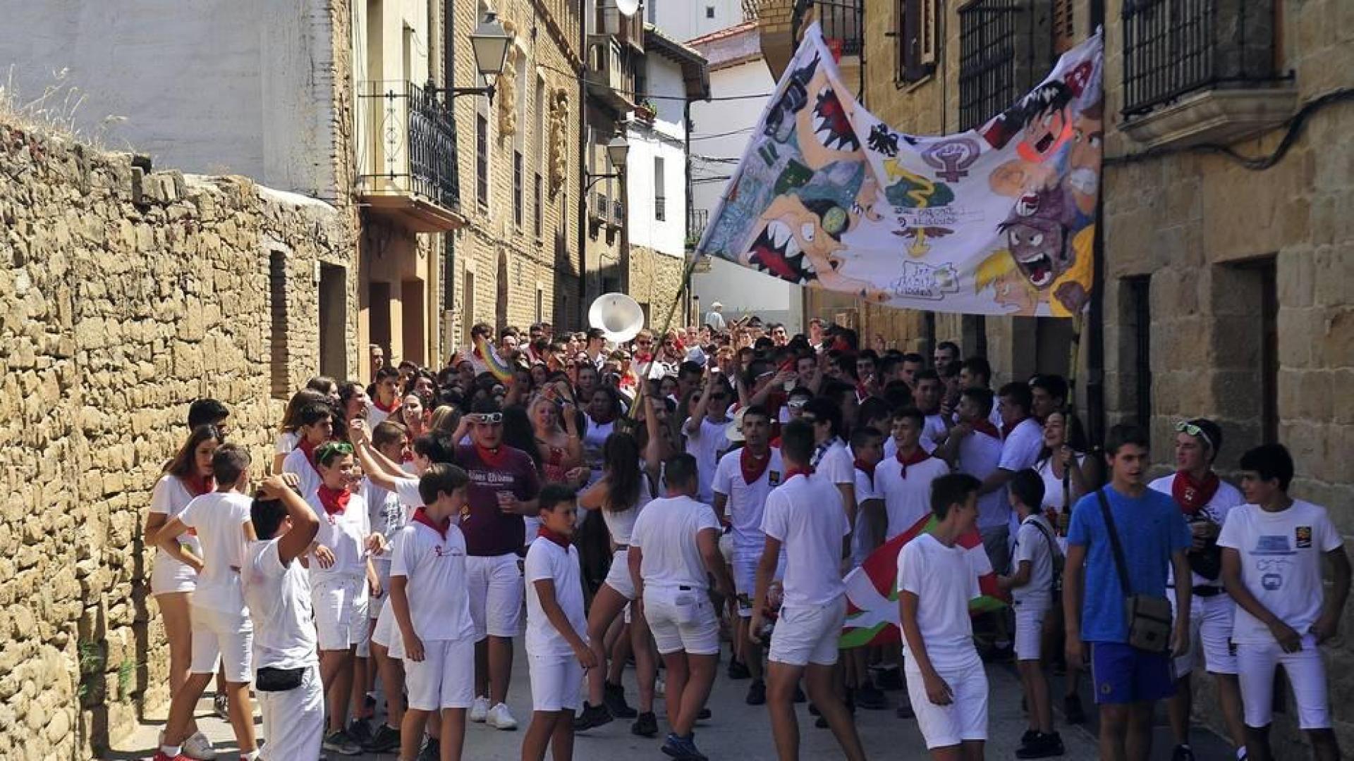 Todas las fotos del cohete de fiestas de Larraga 2019 en Diario de Navarra