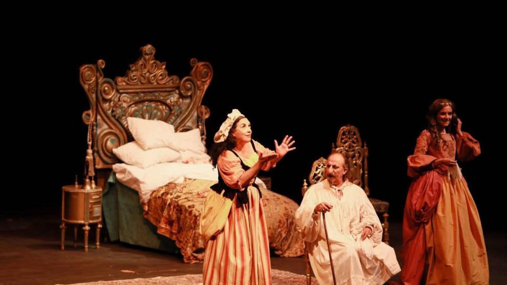 'El enfermo imaginario' de Molière se representa este miércoles en el Festival de Teatro de Olite.