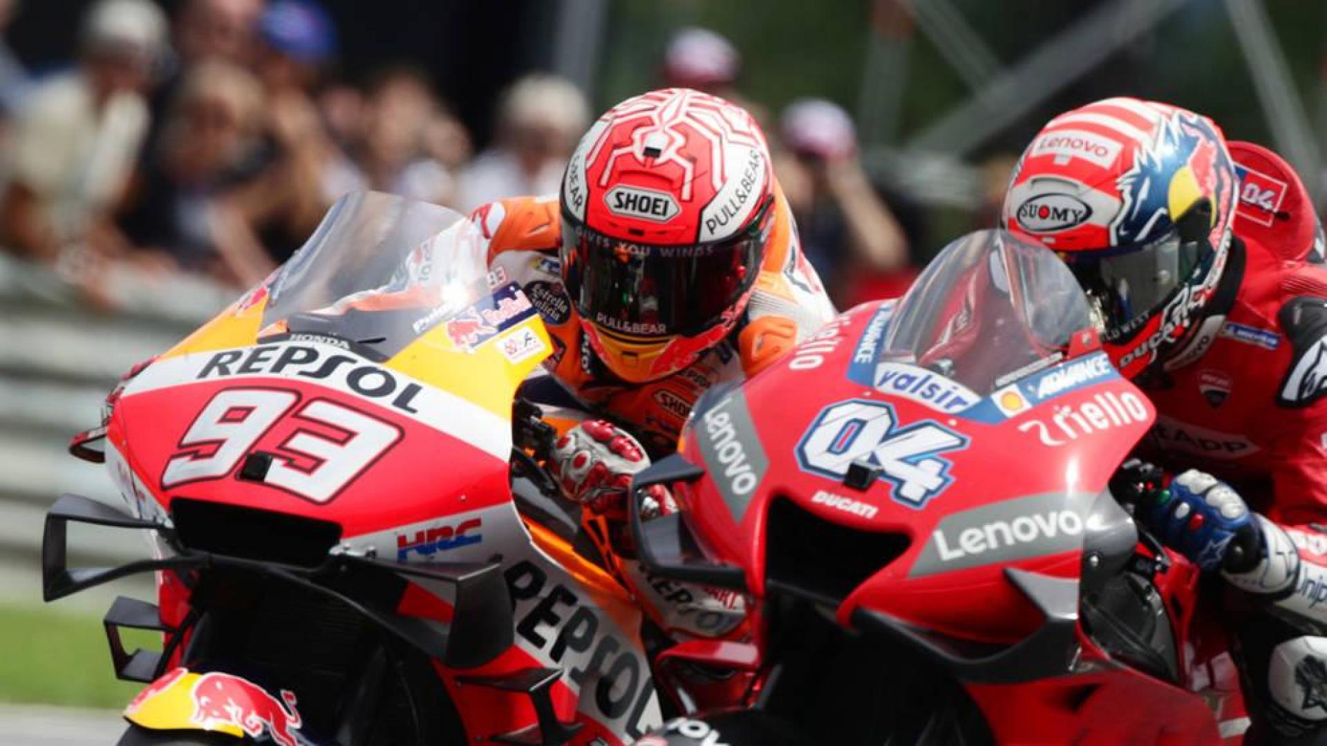 Dovizioso le vuelve a negar la victoria a Márquez