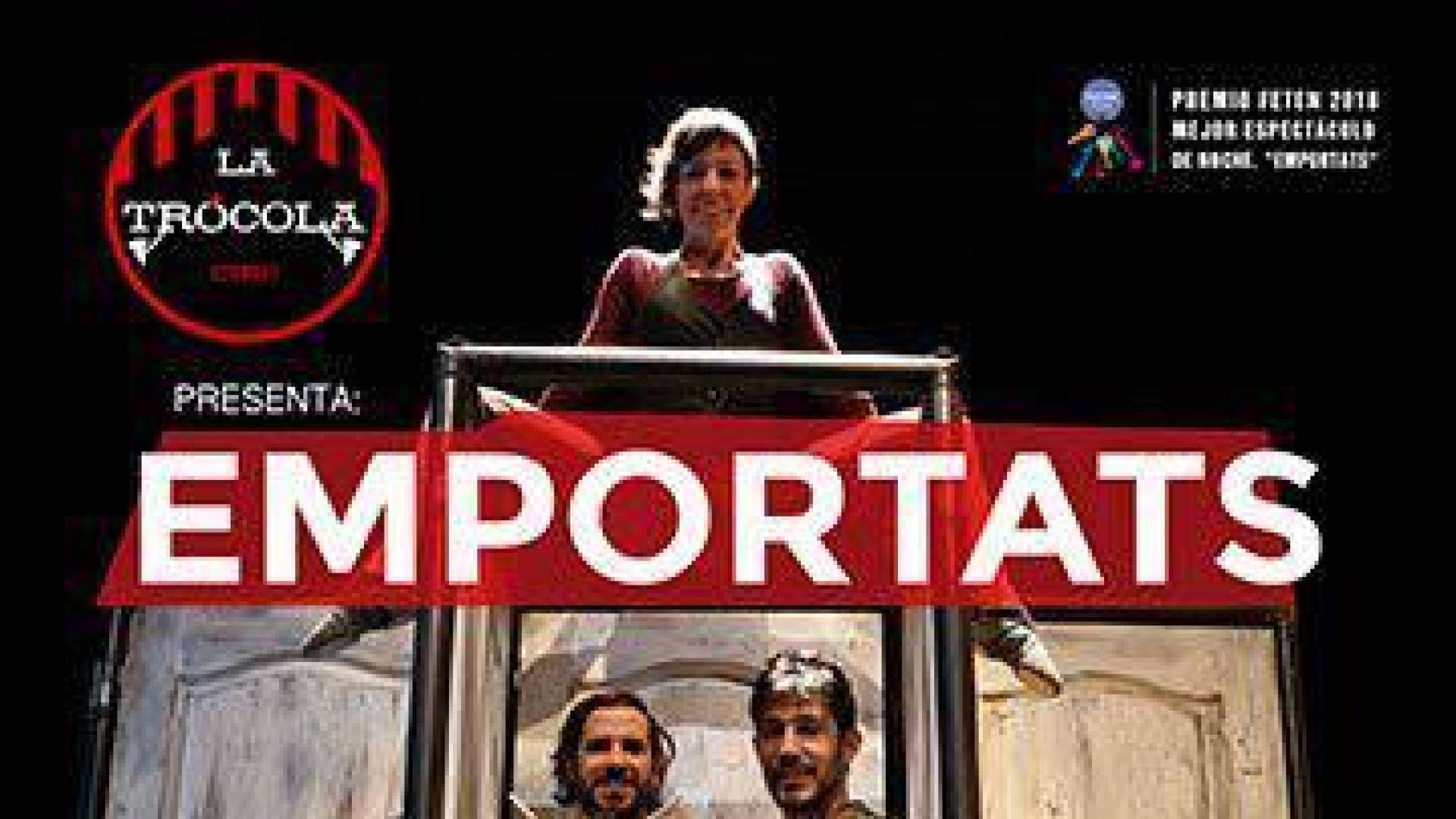 Cartel del espectáculo 'Emportats'.