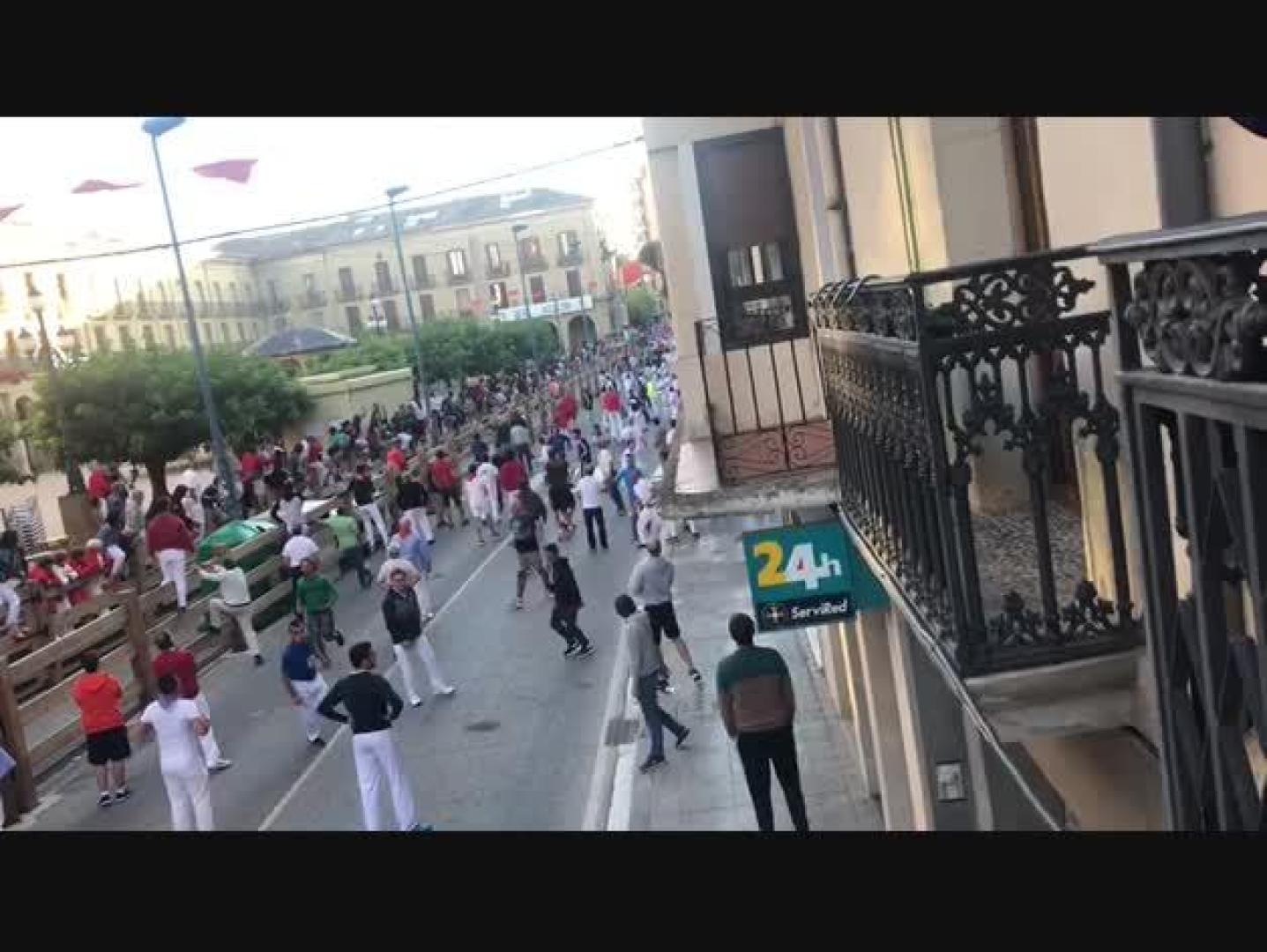 Segundo encierro de fiestas de Tafalla 2019