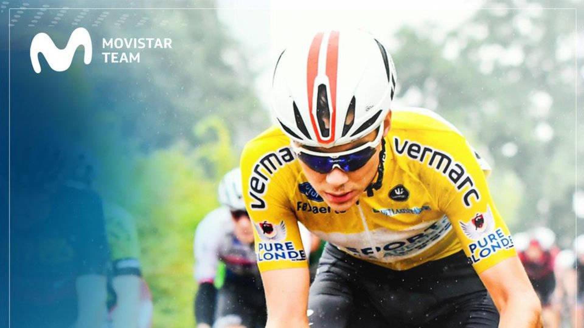 El Movistar Team ficha al joven ciclista suizo Johan Jacobs