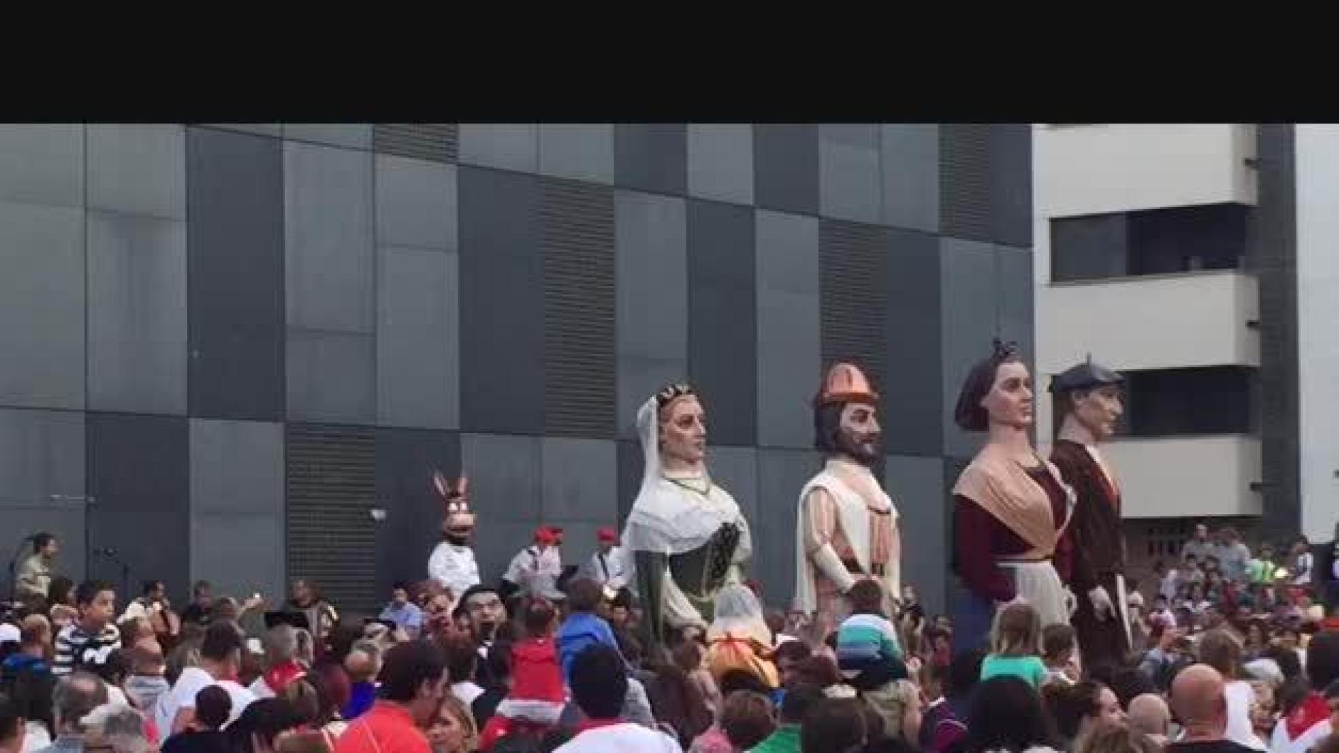 Despedida de los Gigantes de Burlada
