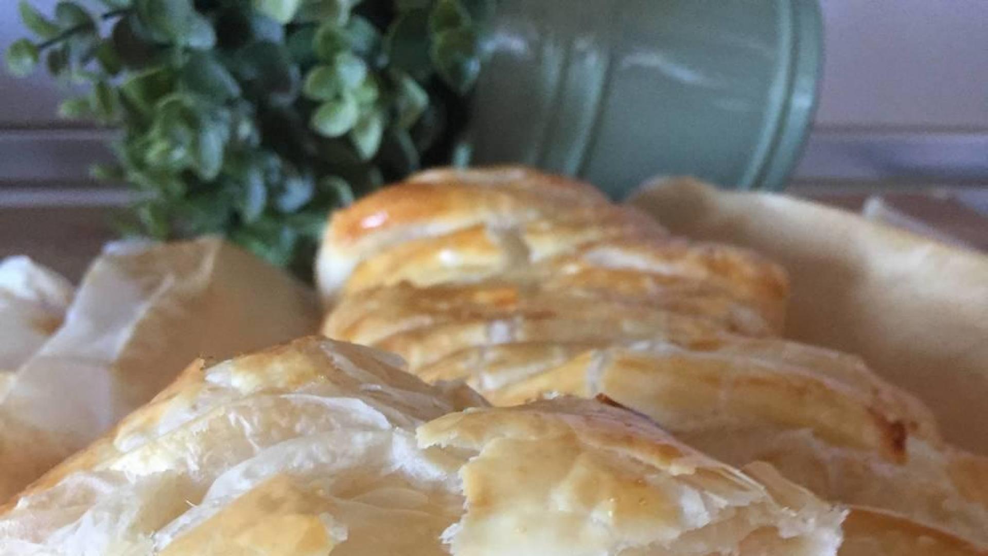 Trenza de puerros y gambones