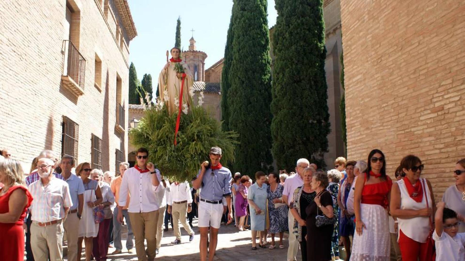 Imágenes de la procesión de las fiestas de Tulebras.