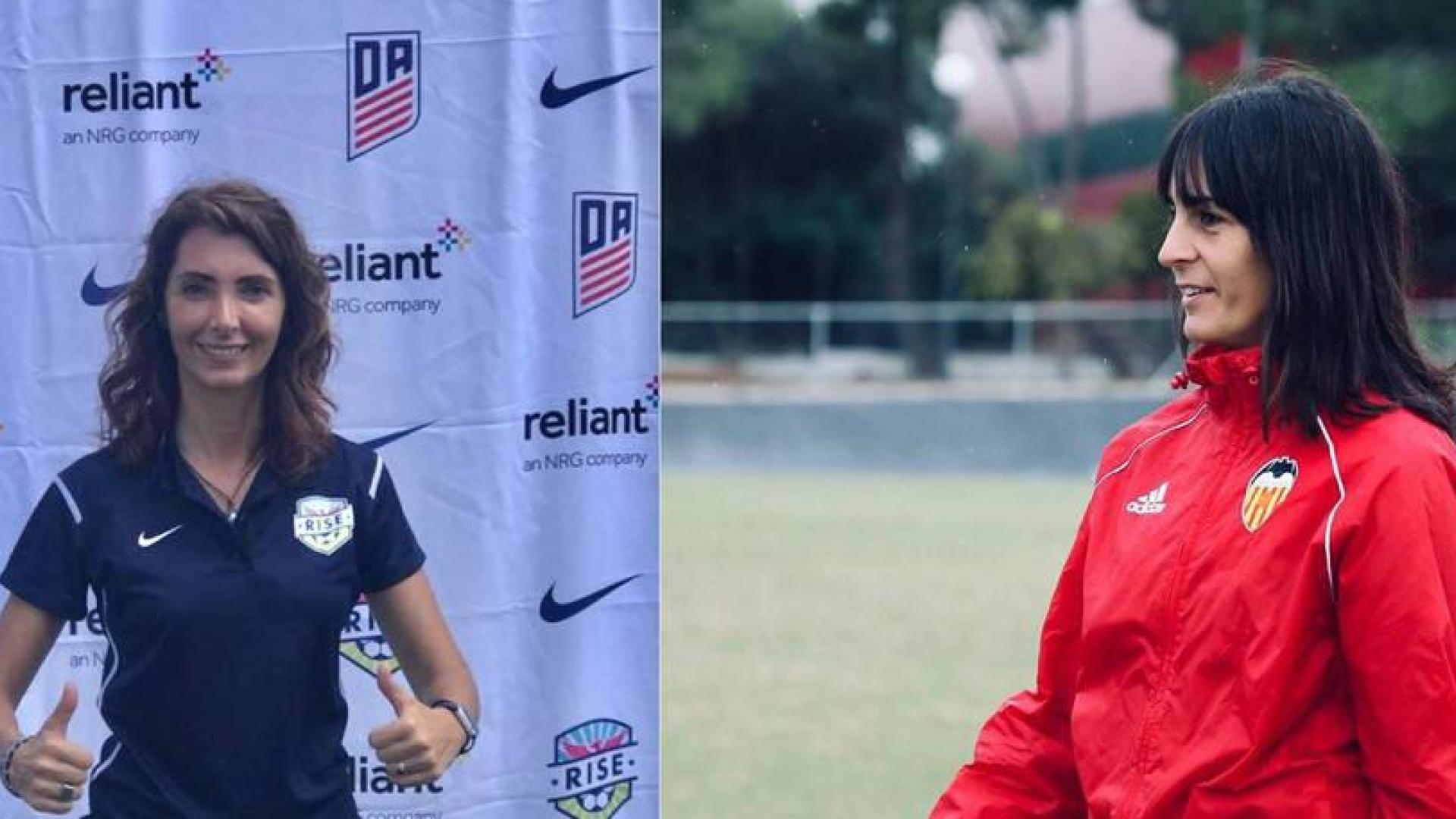 Natalia Astráin (izq) y Carol Miranda (dcha)