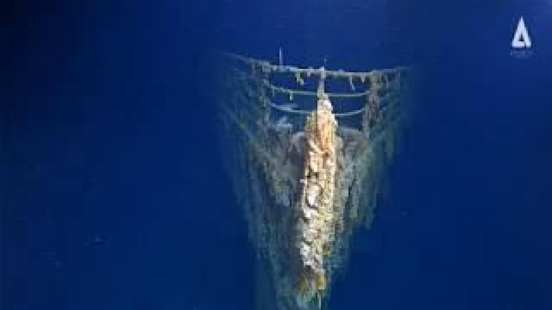 n equipo de expertos filma los restos del Titanic por primera vez 107 años después de su hundimiento