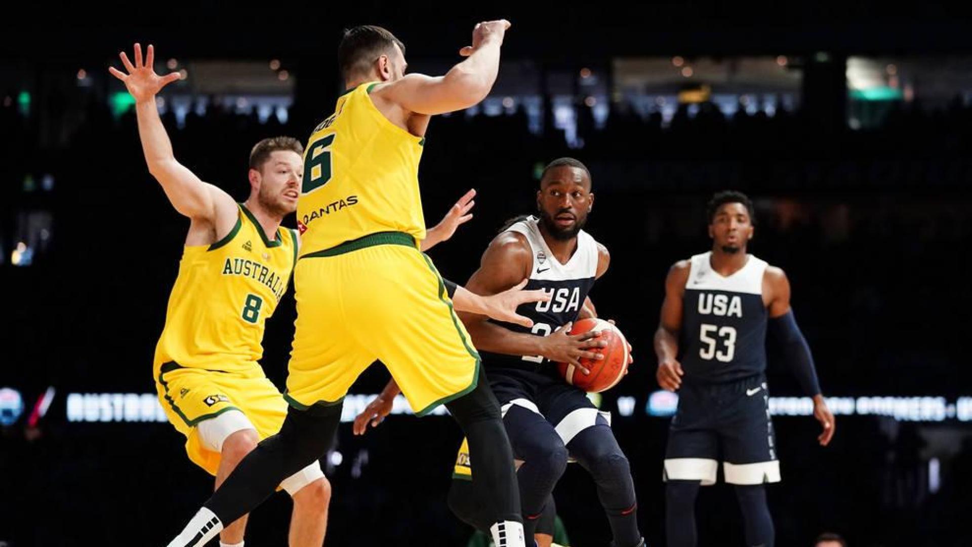 Estados Unidos pierde ante Australia a una semana del Mundial de China