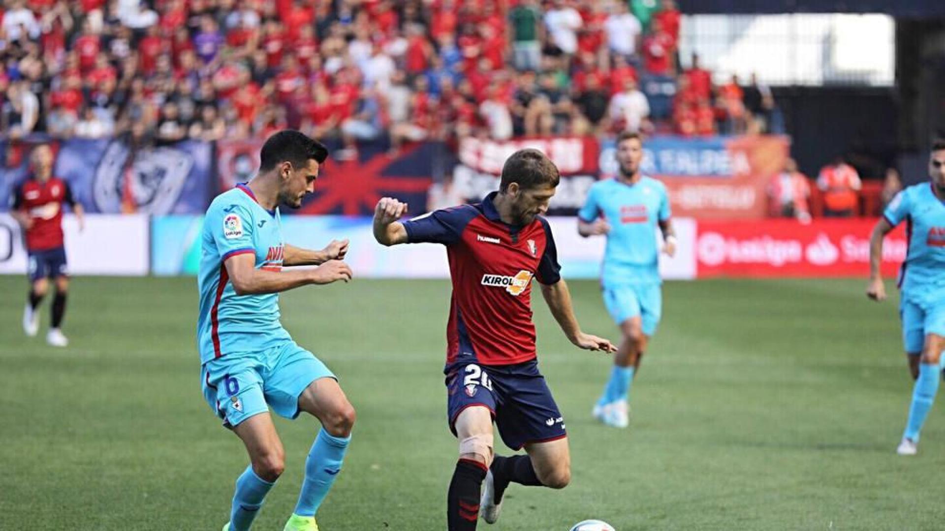 En directo: sigue la narración minuto a minuto del Osasuna-Eibar