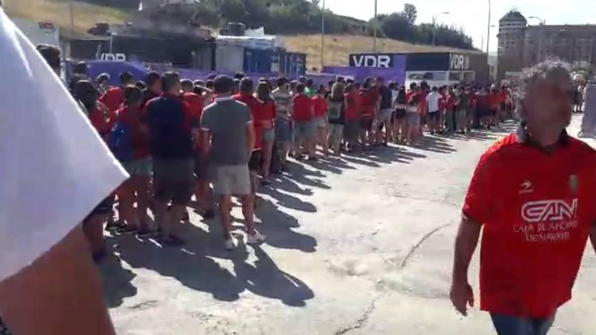 Caos en los accesos a El Sadar