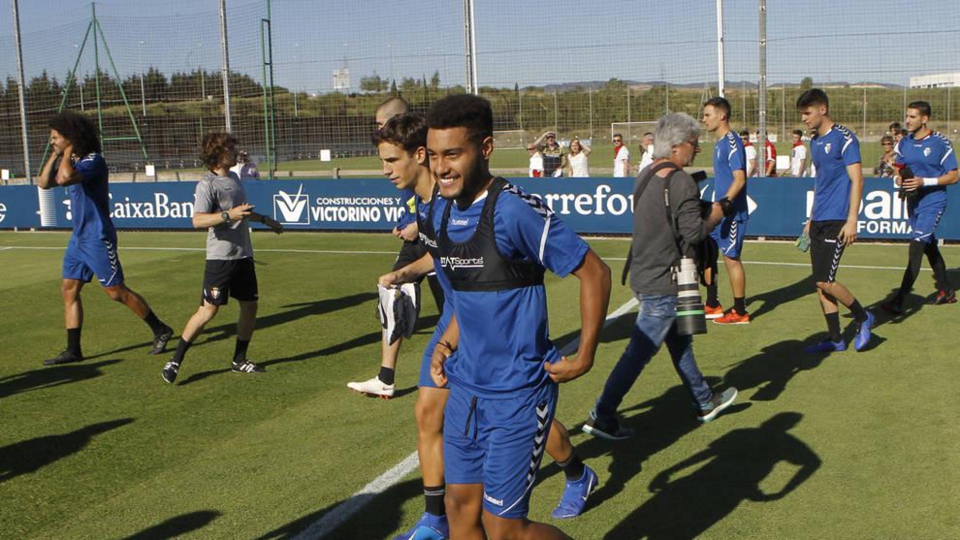 Antonio Otegui, el pasado 11 de julio en el inicio de la pretemporada en Tajonar.