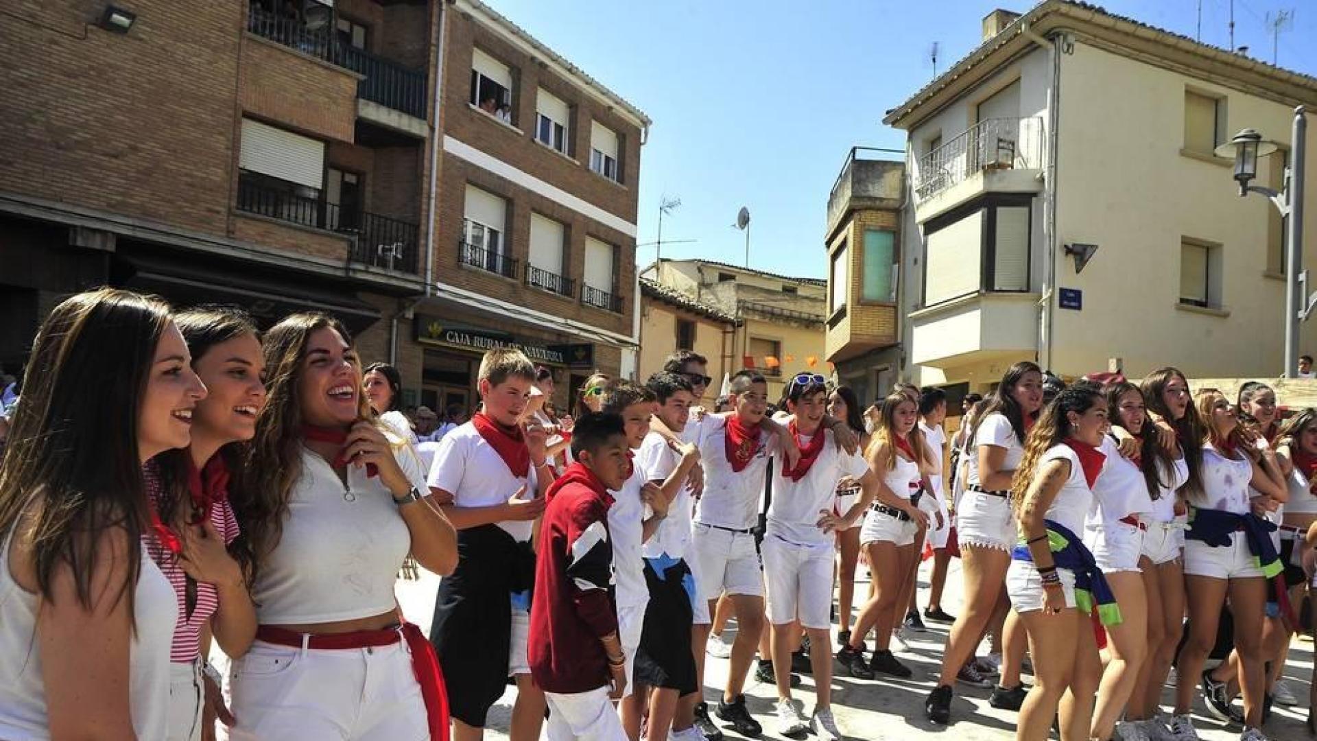 Todas las fotos del cohete de fiestas de Miranda de Arga 2019 en el Diario de Navarra