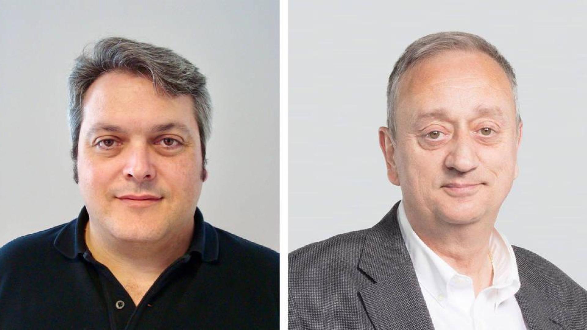 Federico Colmenar (izda.) sustituirá a Elma Saiz y Javier Leoz (dcha.) a Itziar Gómez