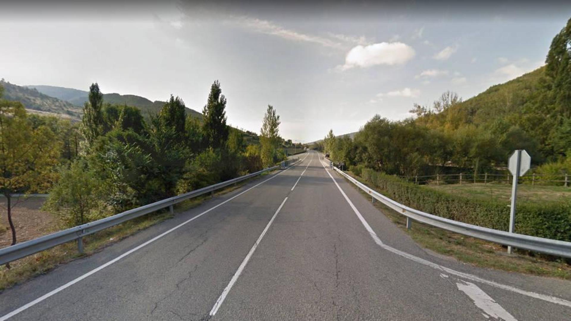 Kilómero 9 de la NA-135, a la altura de Zabaldika