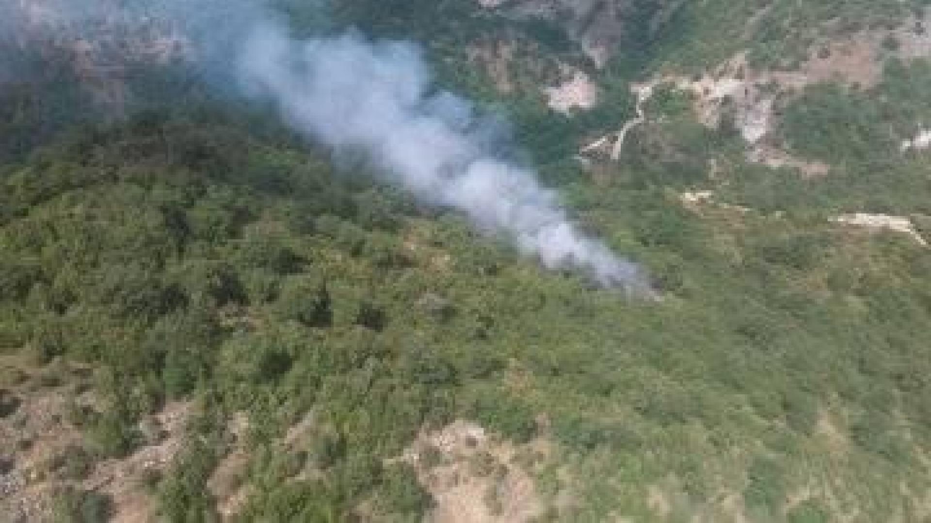 Este jueves se ha declarado un incendio en la sierra de Lóquiz, en el término municipal de Eulate, en cuyas labores de extinción han trabajado numeroros medios terrestres y aéreos