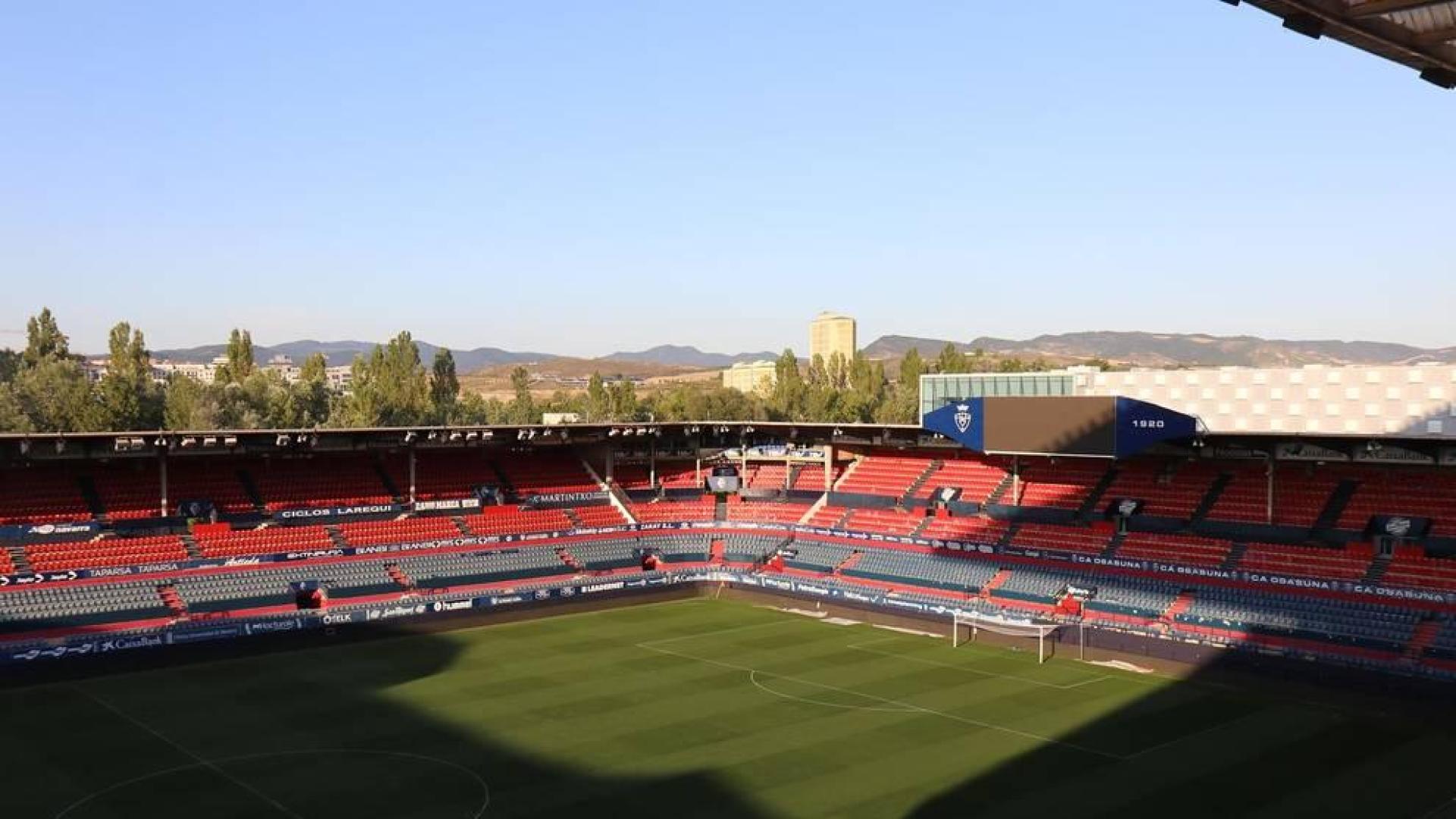 Galería de fotos del estado de las obras en el estadio pamplonés.