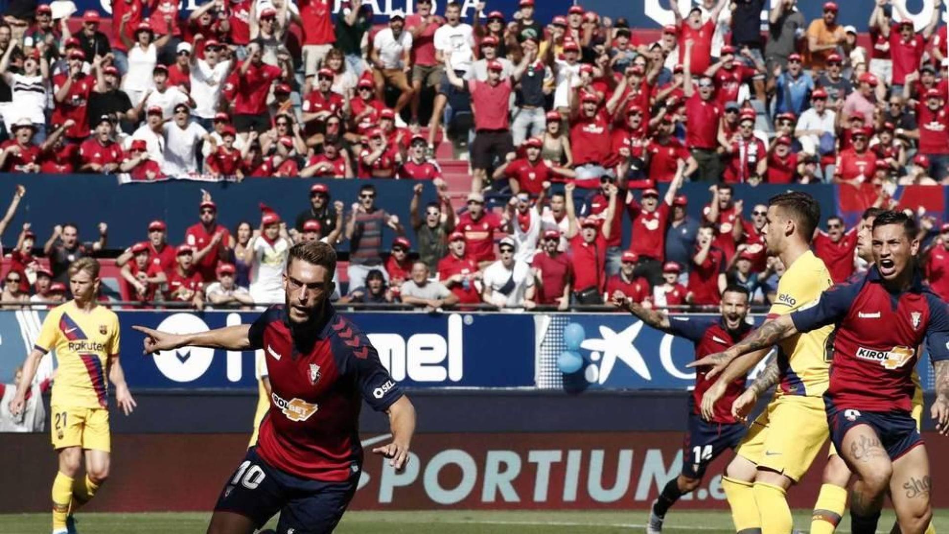 Todas las fotos del partido Osasuna 2-2 Barcelona