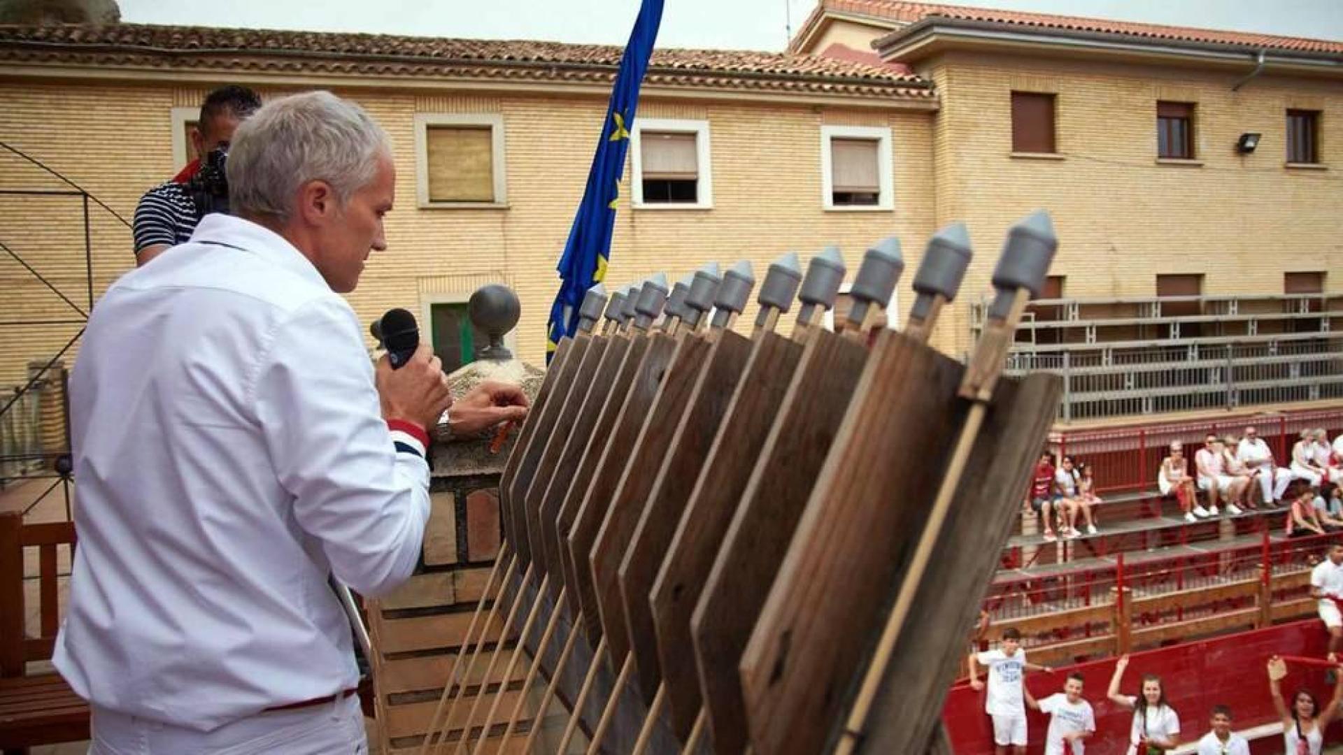 Todas las fotos del chupinazo de fiestas de Caparroso 2019