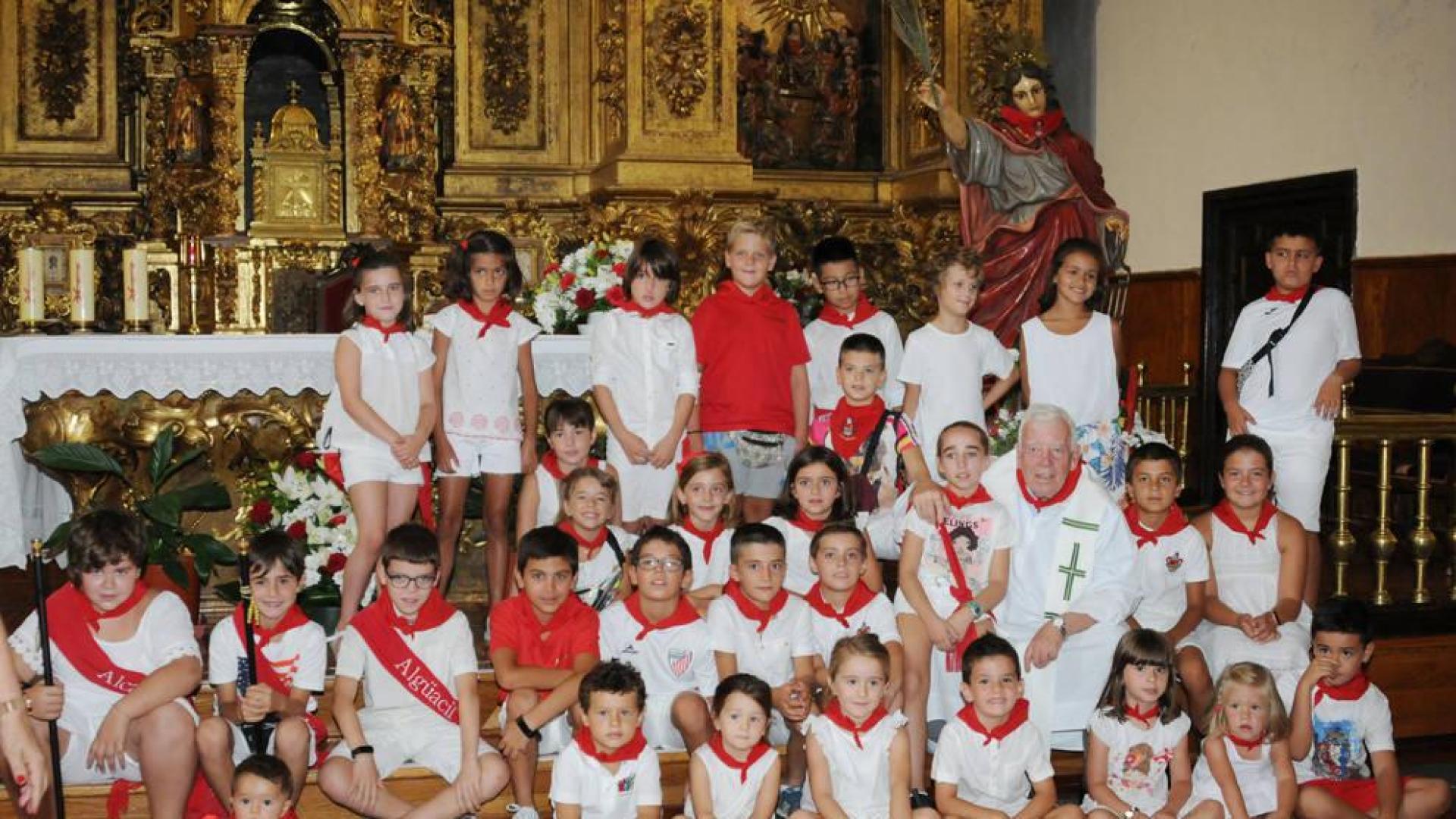 Caparroso celebró este miércoles el Día del Niño con una ofrenda