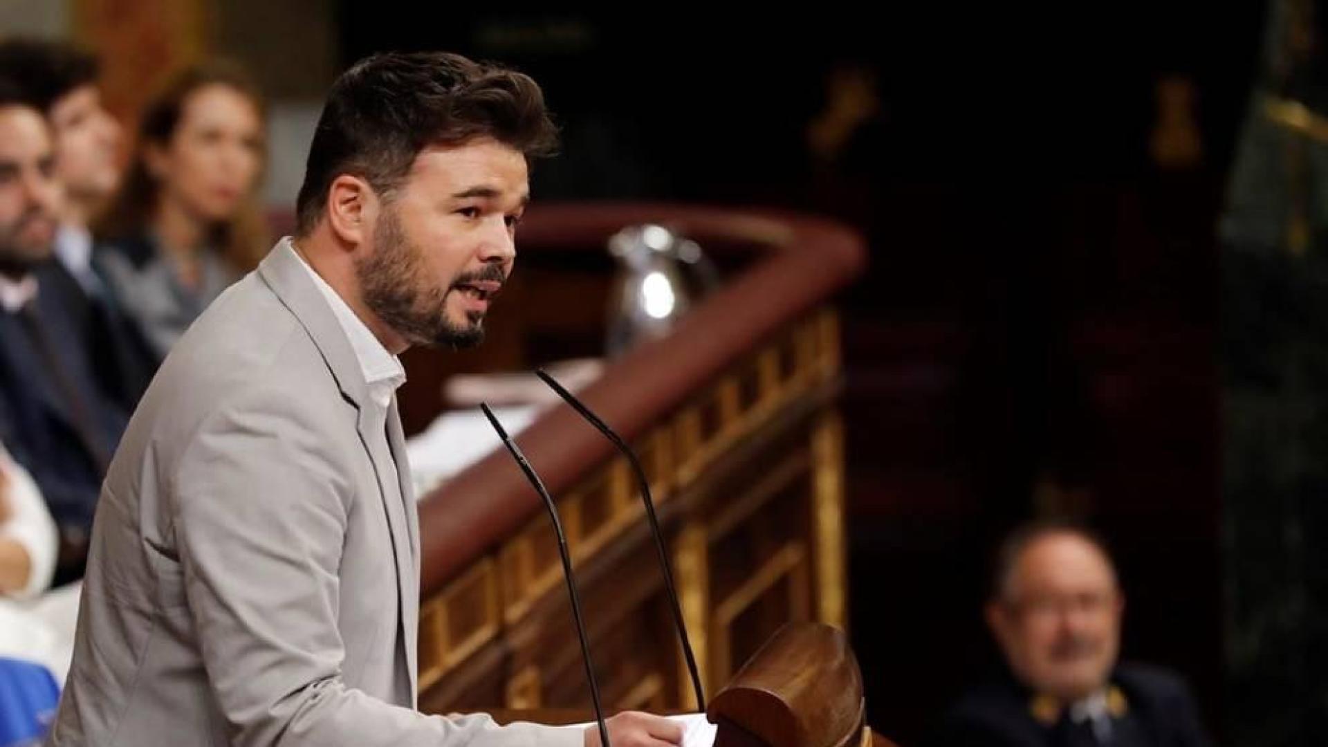 Rufián, a Sánchez e Iglesias "Debería darles vergüenza. Se arrepentirán"
