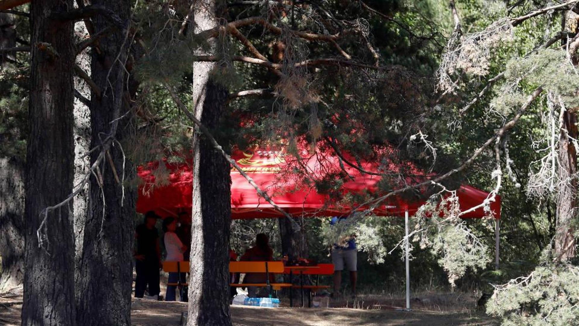 El operativo de búsqueda de Blanca Fernández Ochoa, en la zona de La Peñota de la sierra madrileña.