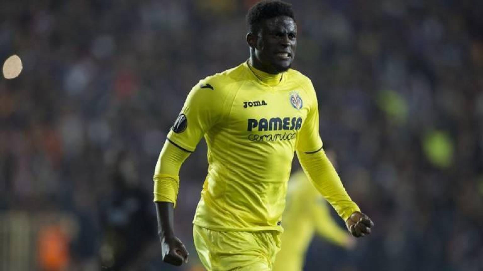 N'Diaye, con la camiseta del Villarreal.