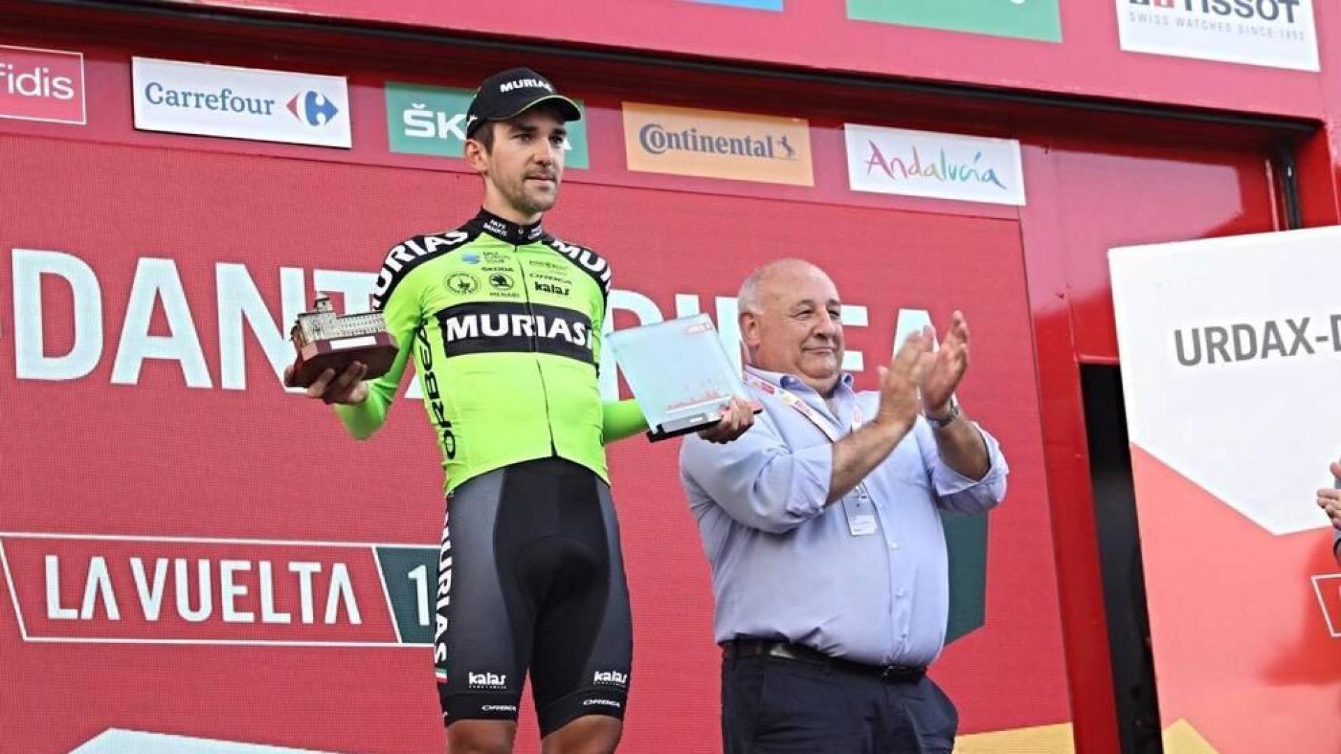 Mikel Iturria gana en Urdax la etapa de la Vuelta con final en Navarra