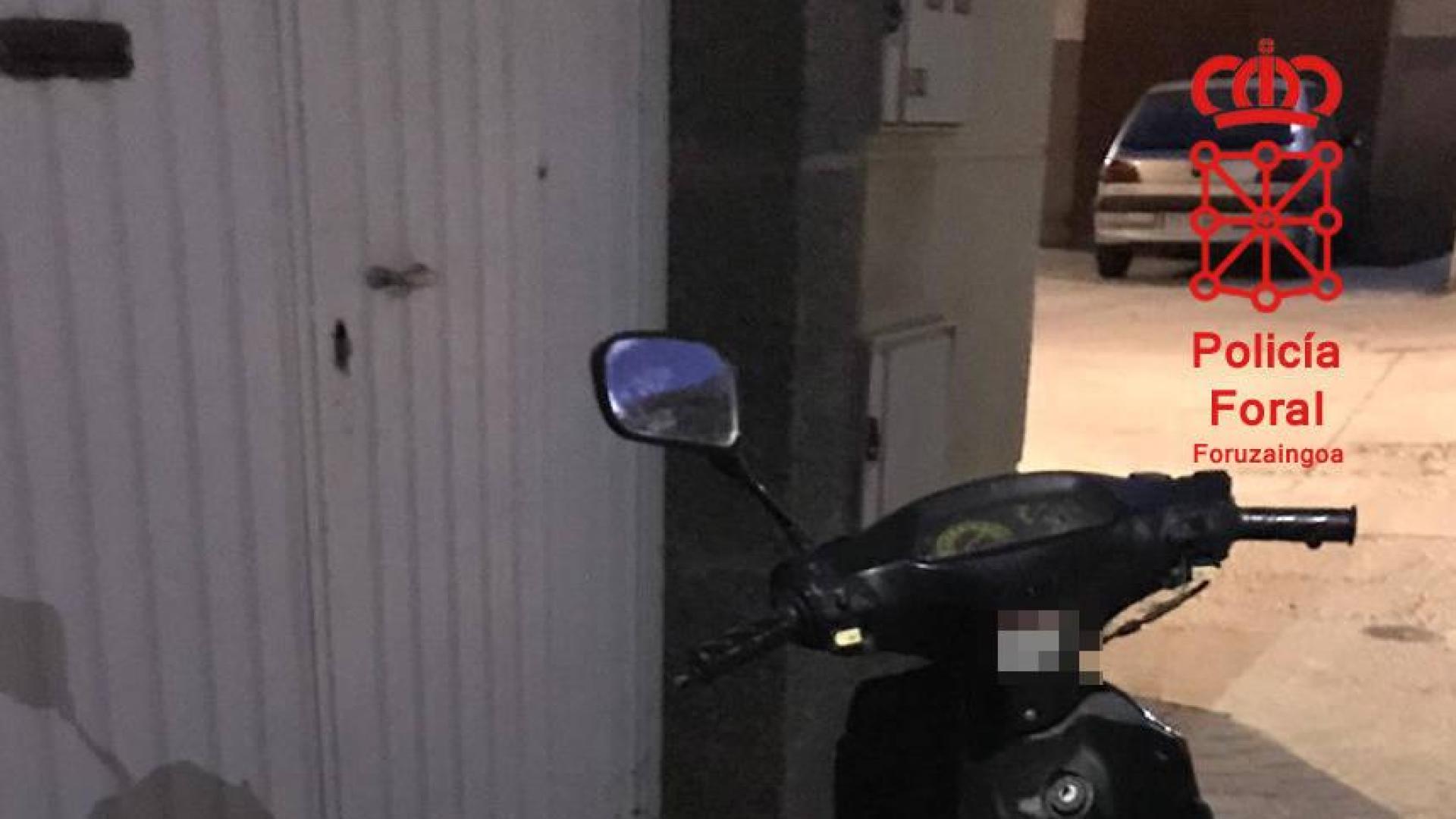 Imputado un menor de edad en Sesma por conducir un ciclomotor sin permiso