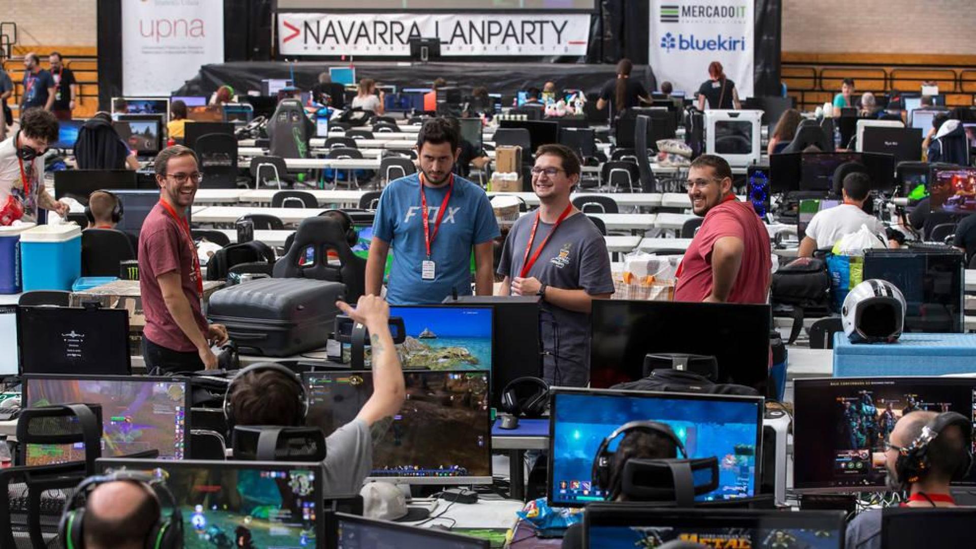 500 aficionados a la informática se congregan la Navarra LAN Party
