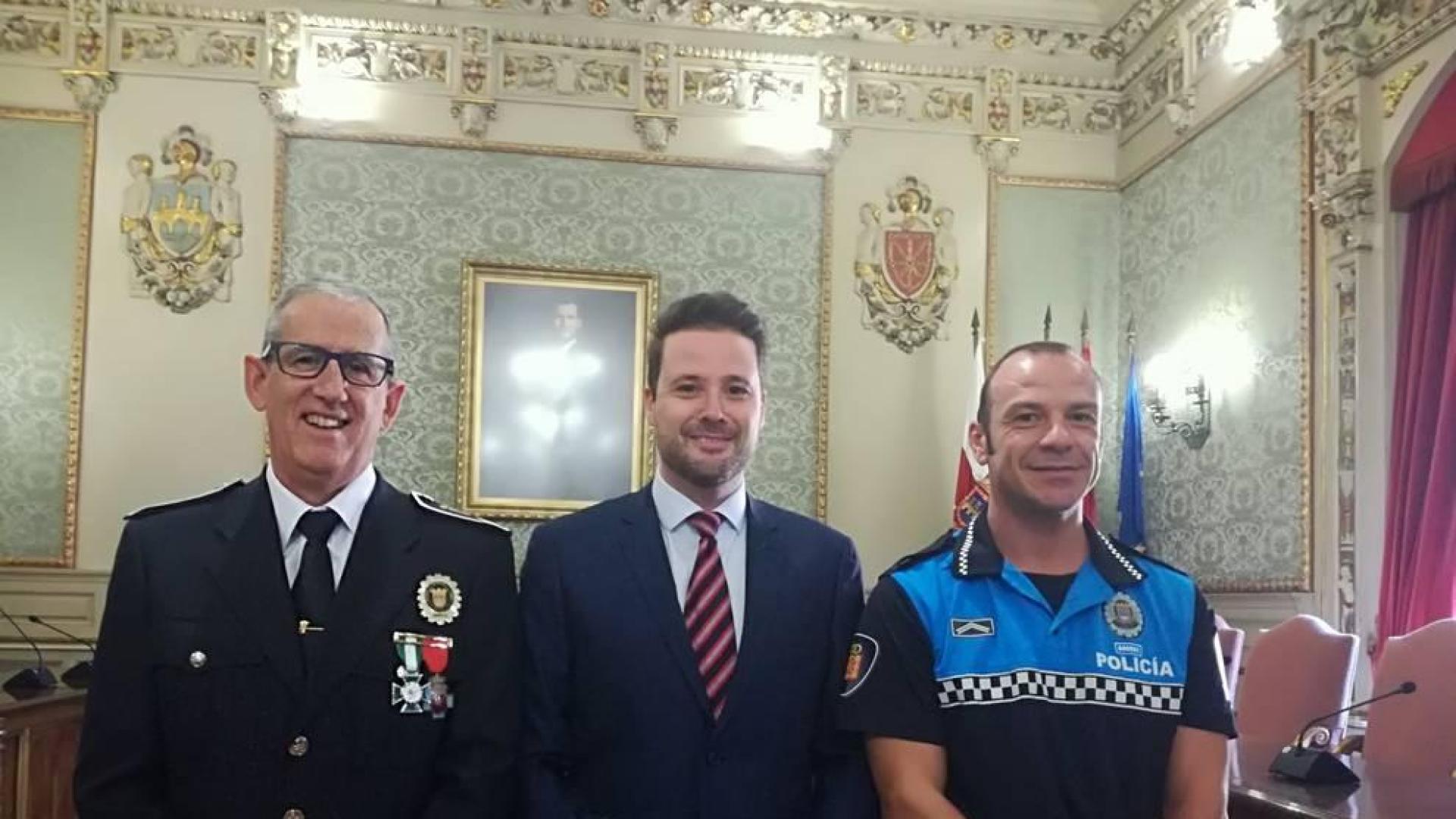 Juan Cruz Ruiz toma posesión como nuevo jefe de la Policía Local de Tudela