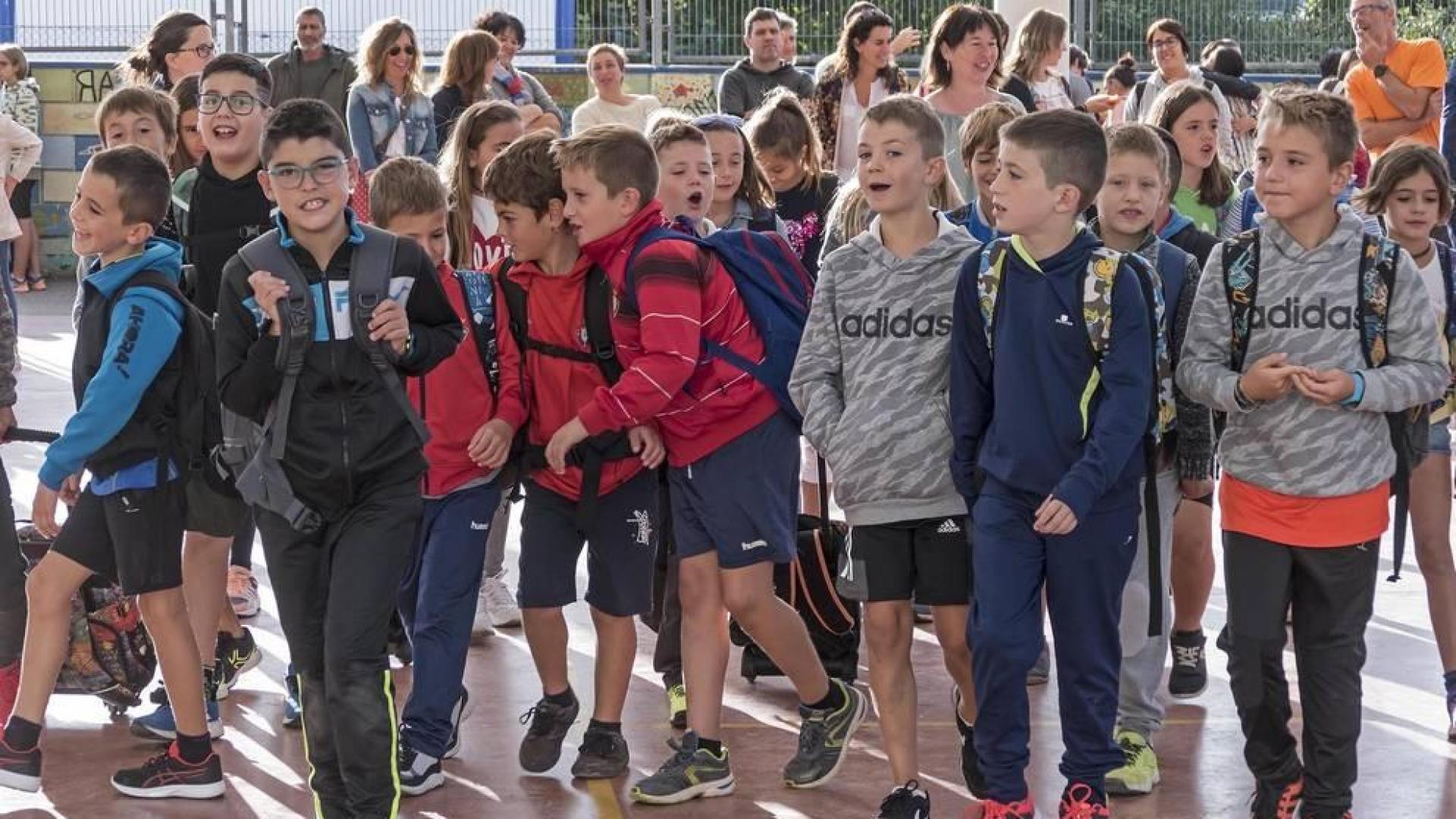 La vuelta al cole llega con mejoras en los centros de la merindad