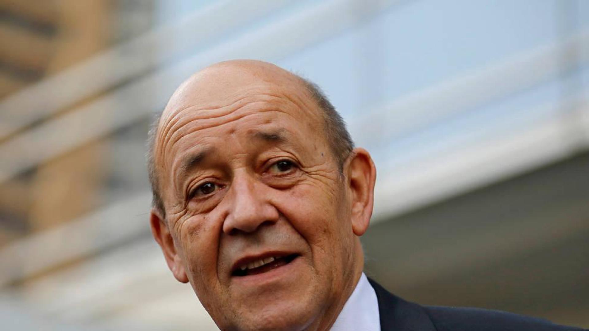 El ministro francés de Exteriores, Jean-Yves Le Drian.
