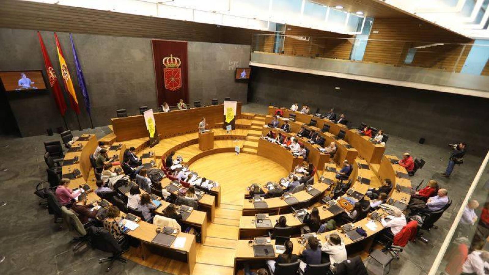 Una imagen del salón de plenos durante el torneo de debate del año pasado