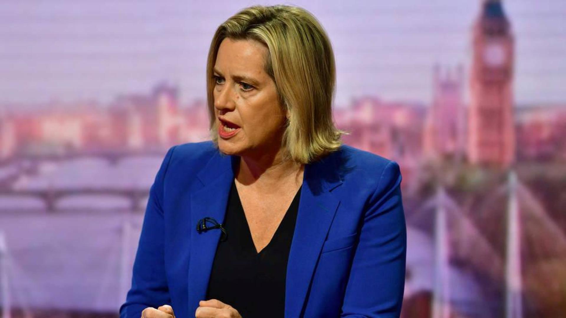 La exministra de Trabajo de Reino Unido, Amber Rudd.