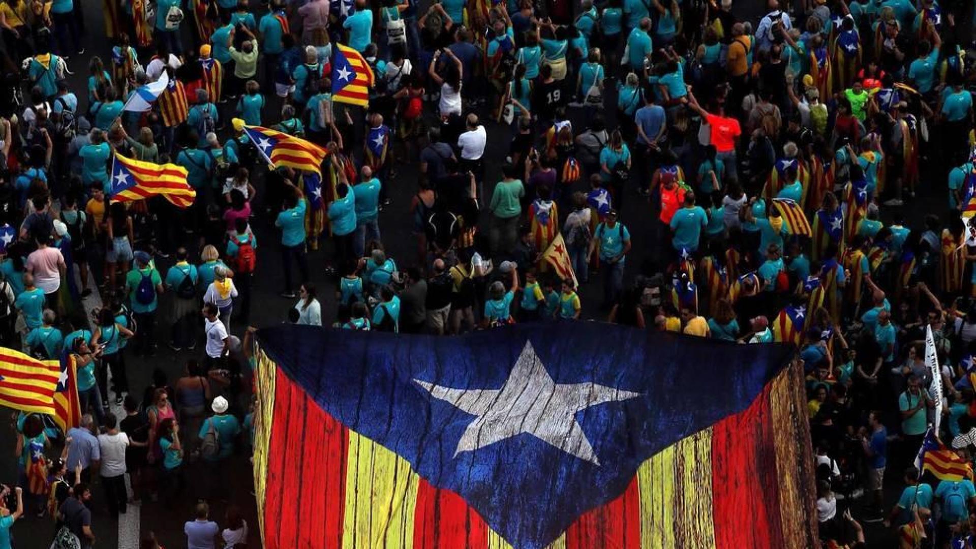 La manifestación registra la participación más baja de los últimos años.