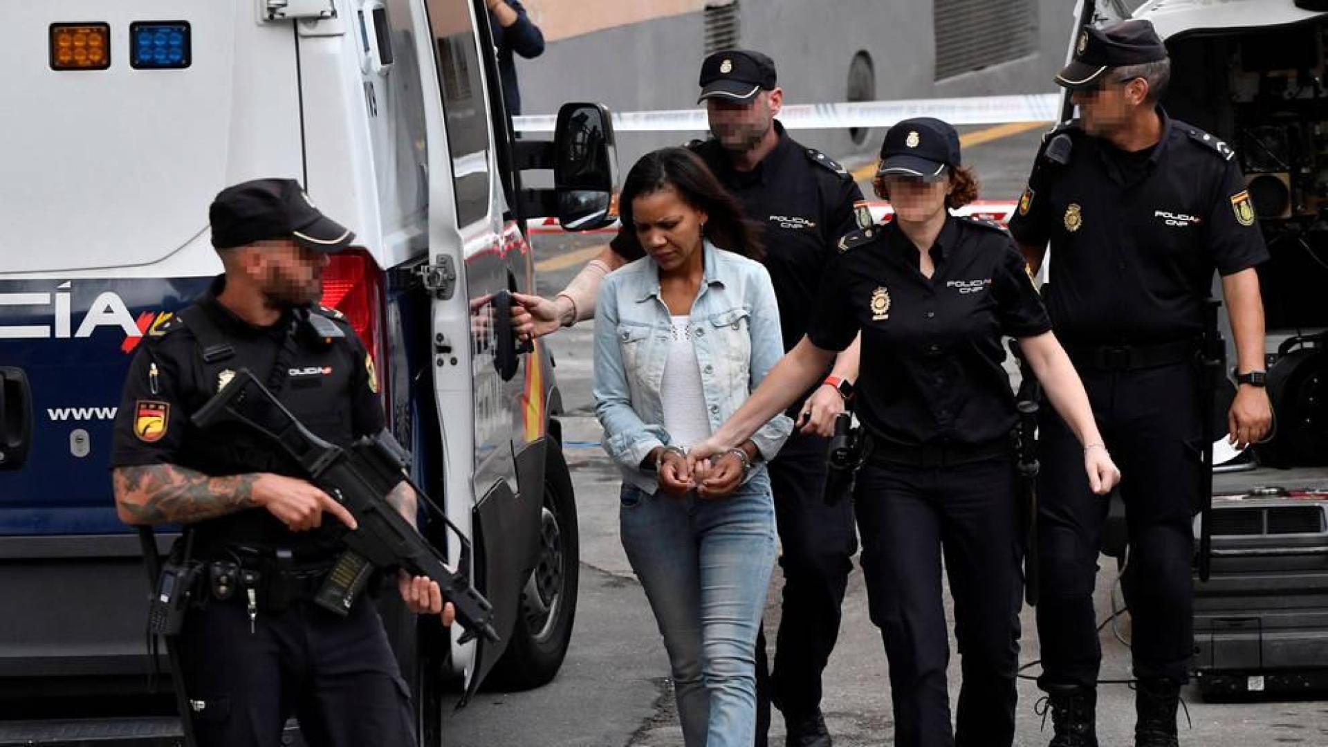 Ana Julia Quezada, autora confesa de la muerte del niño Gabriel Cruz, es trasladada a la Audiencia Provincial de Almería.