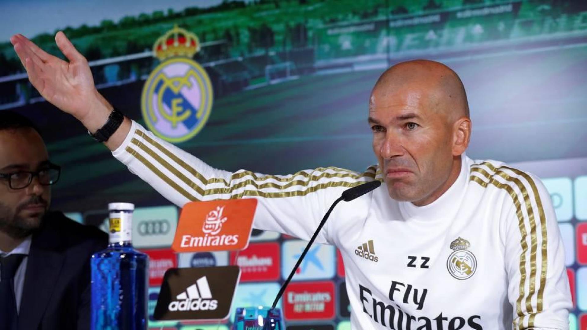 Rueda de prensa de Zidane.