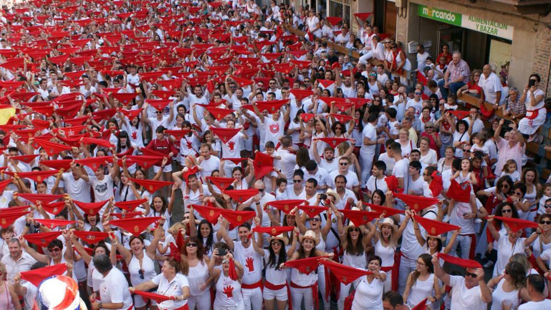 Cohete musical en Cascante