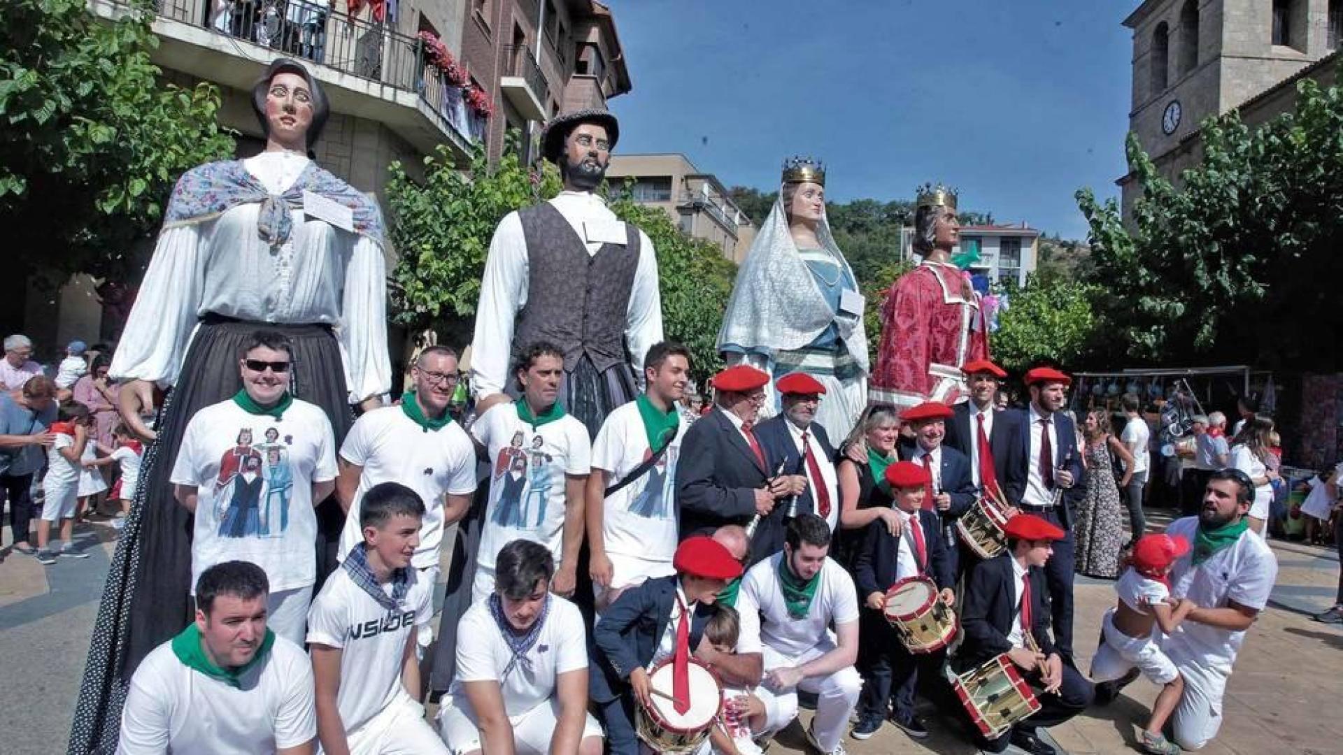 Foto del cohete de fiestas de Huarte del 14 de septiembre