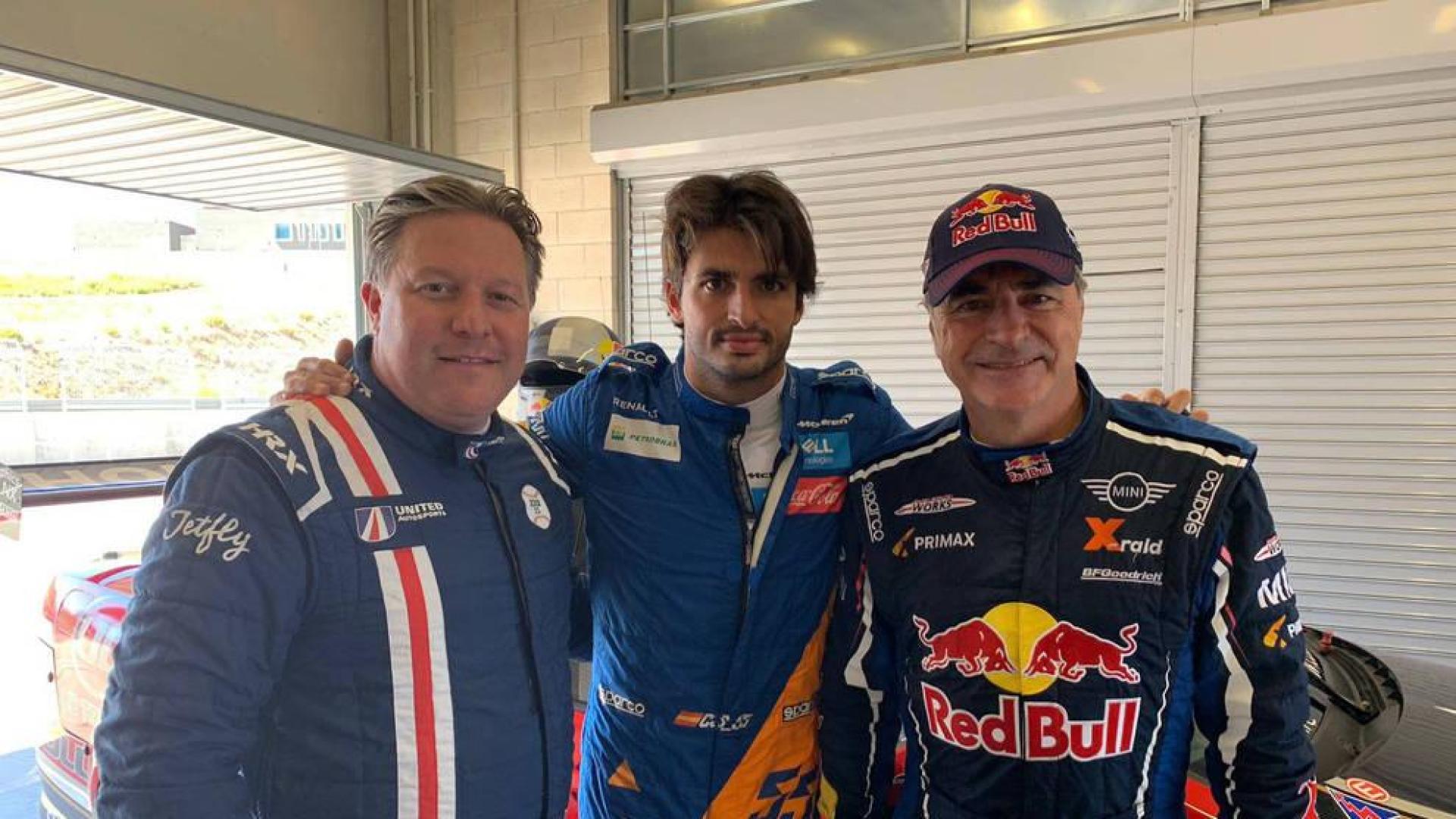 Los Sainz se divierten en Los Arcos