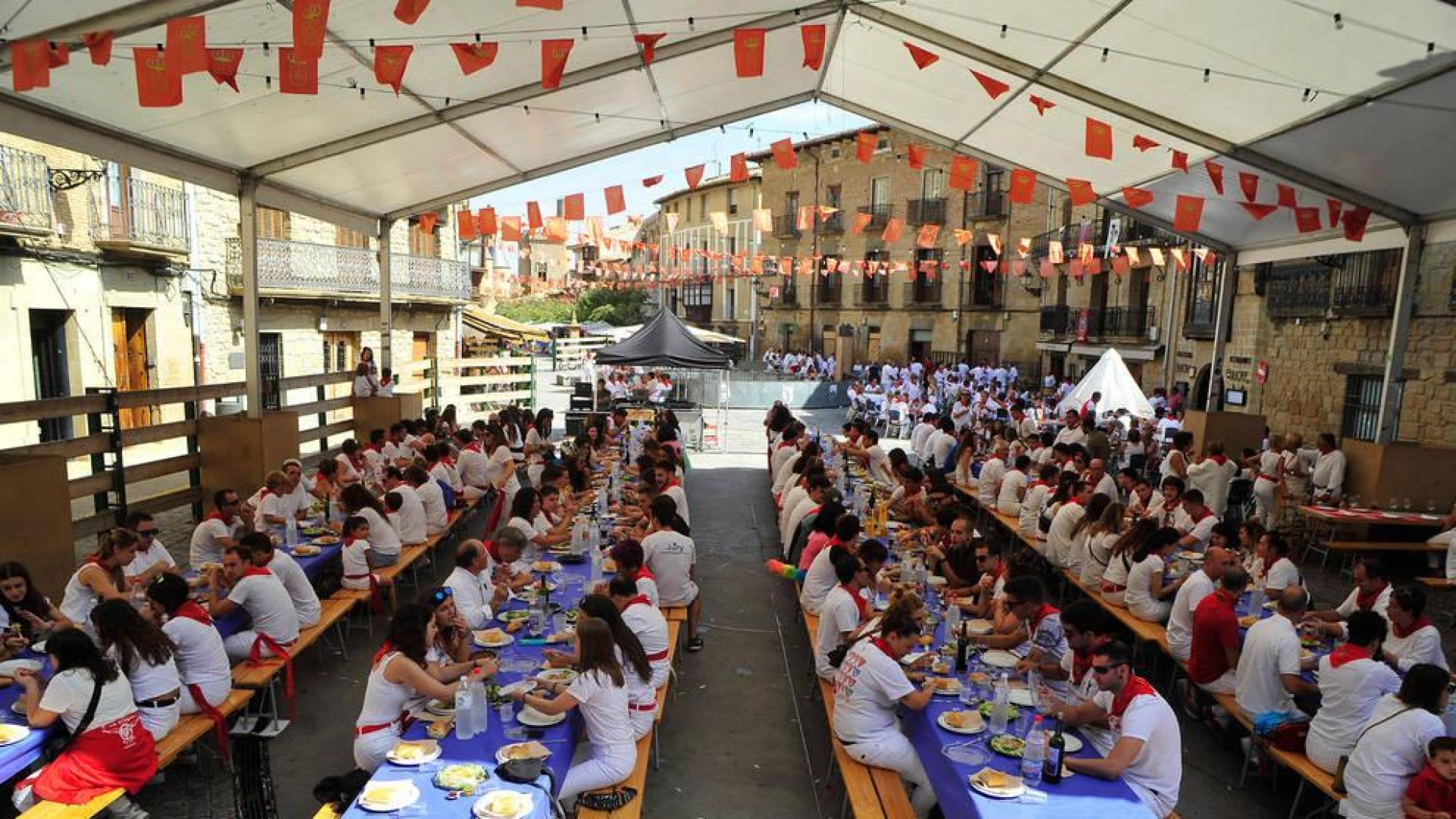 La juventud disfrutó de su día grande de las fiestas de Olite