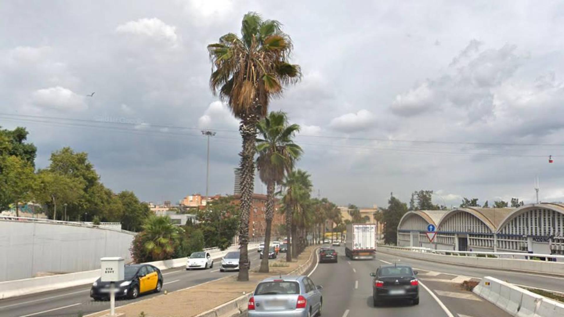 Imagen de la Ronda Litoral de Barcelona.